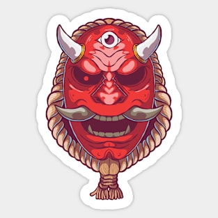 The Samurai Mask! Sticker